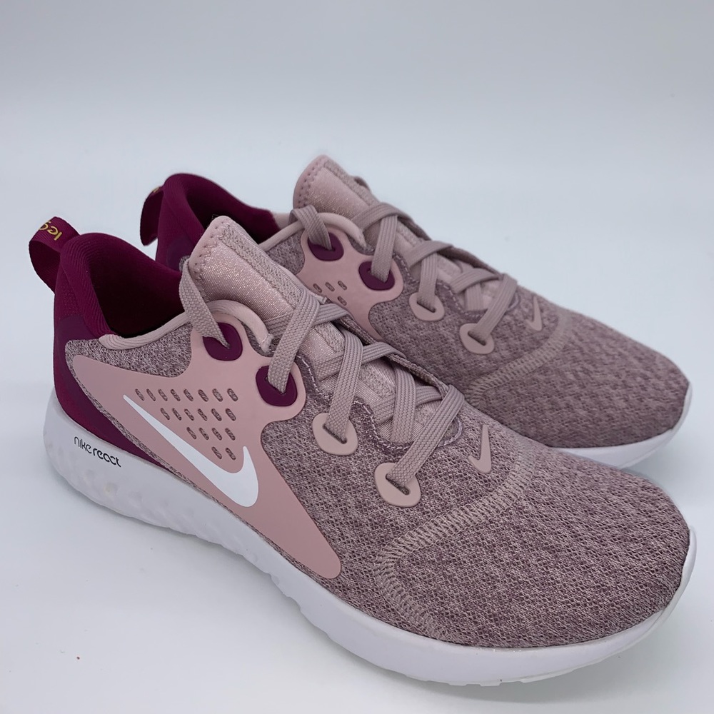 Nike Legend React Women's New Berry Running Shoes - Picture 2 of 6
